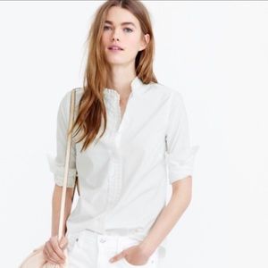 J. Crew Retail Sz4 Classic button down